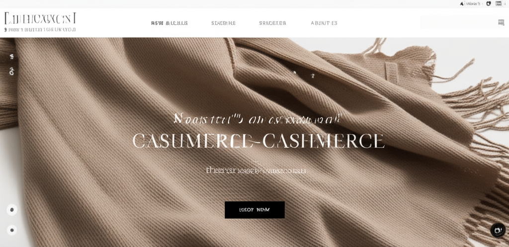 Bespoke Cashmere - Luxury E-commerce